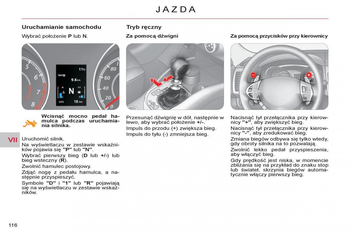 Citroen C Crosser instrukcja obslugi / page 118