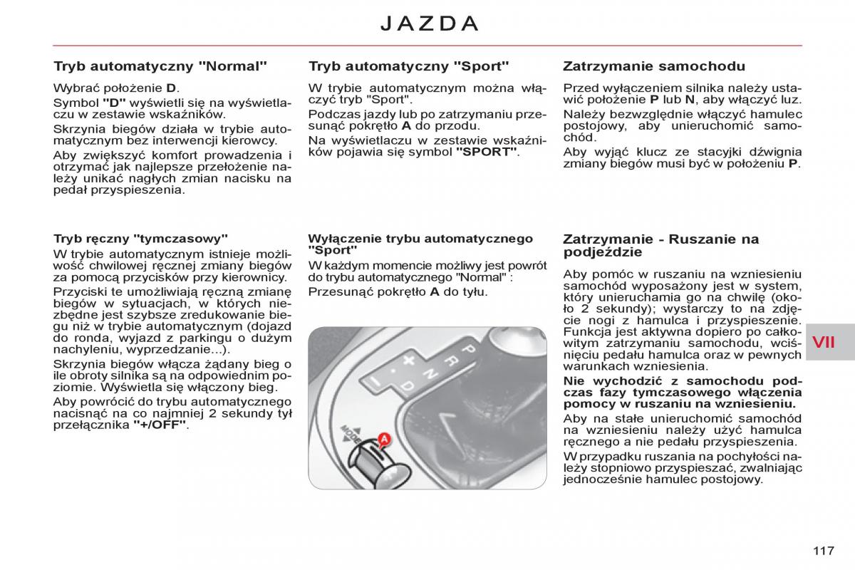 Citroen C Crosser instrukcja obslugi / page 119