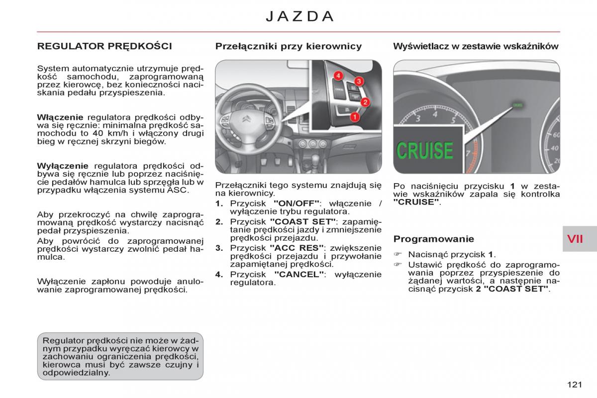 Citroen C Crosser instrukcja obslugi / page 123