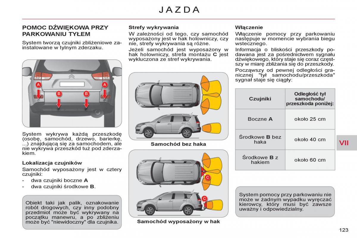 Citroen C Crosser instrukcja obslugi / page 125