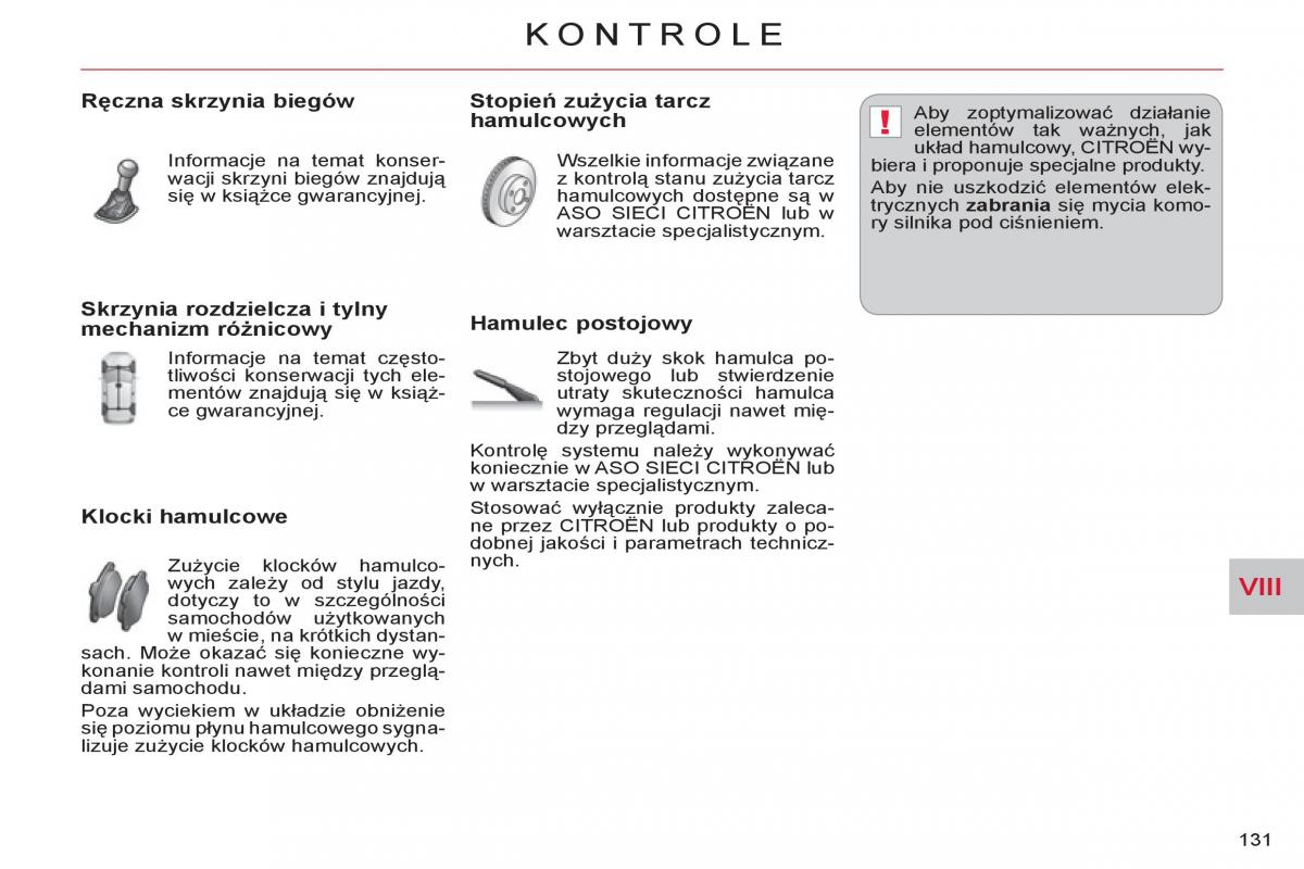 Citroen C Crosser instrukcja obslugi / page 133