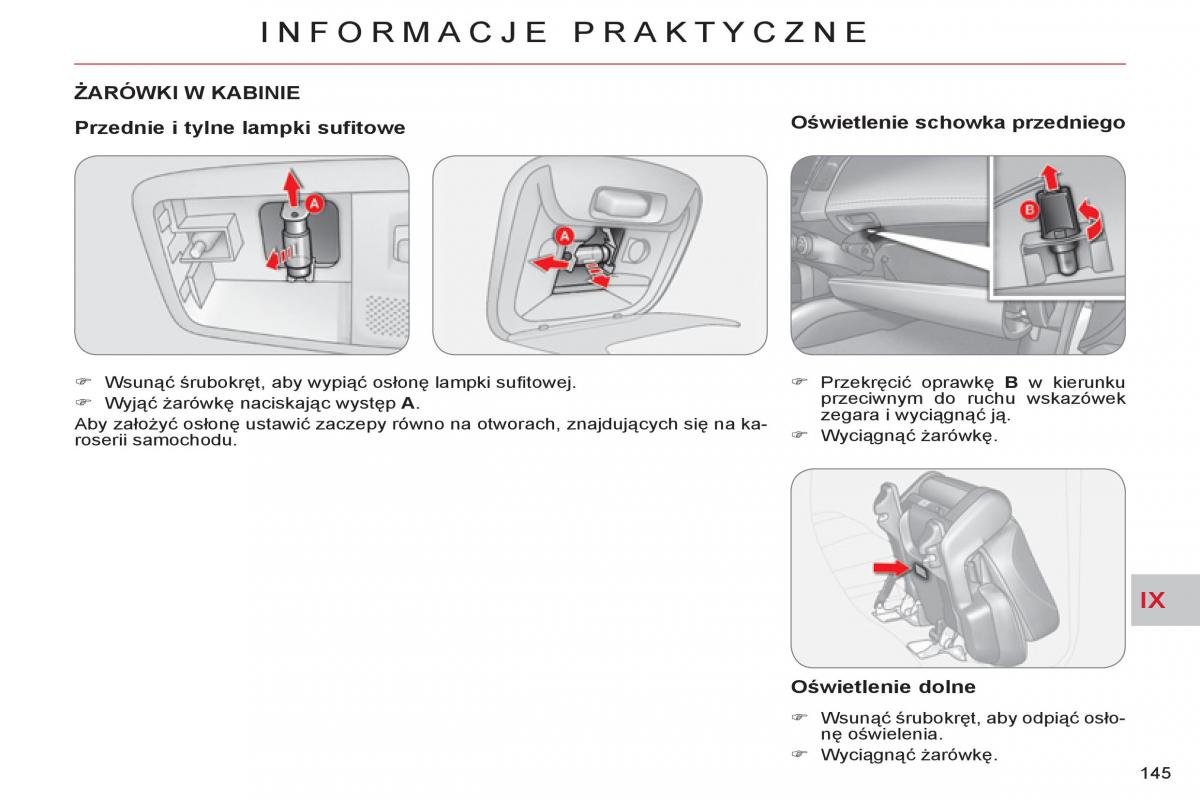 Citroen C Crosser instrukcja obslugi / page 147