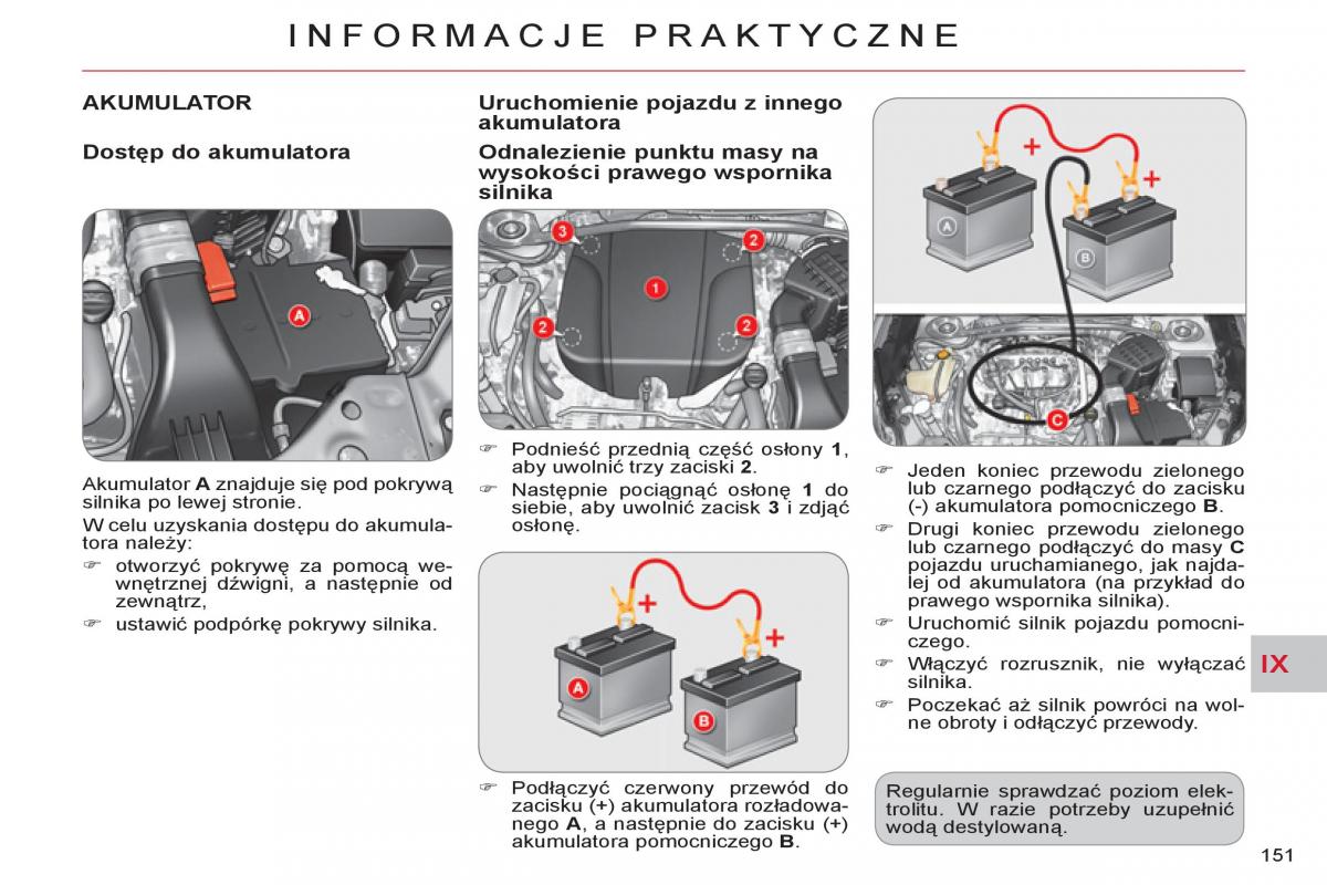 Citroen C Crosser instrukcja obslugi / page 153