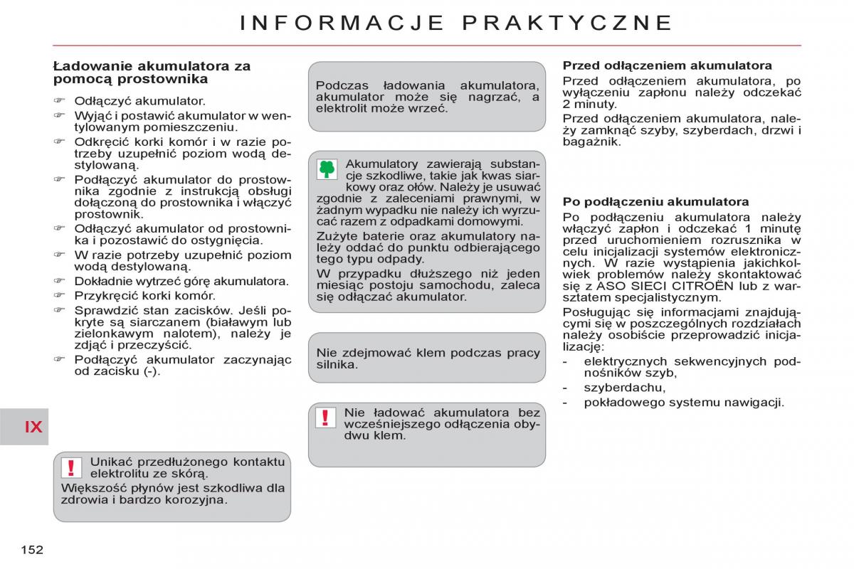 Citroen C Crosser instrukcja obslugi / page 154