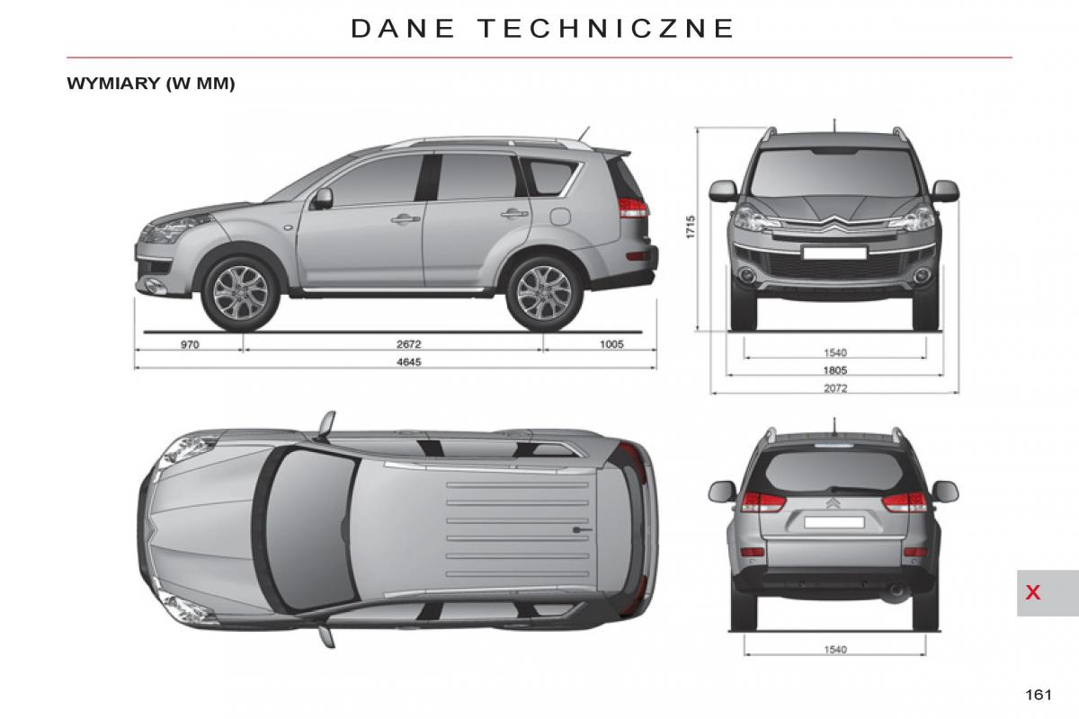 Citroen C Crosser instrukcja obslugi / page 163