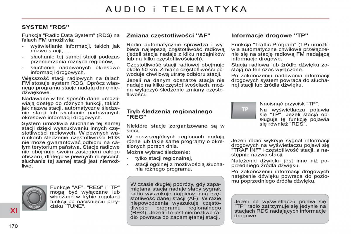 Citroen C Crosser instrukcja obslugi / page 172