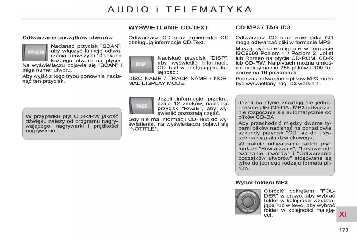 Citroen C Crosser instrukcja obslugi / page 175