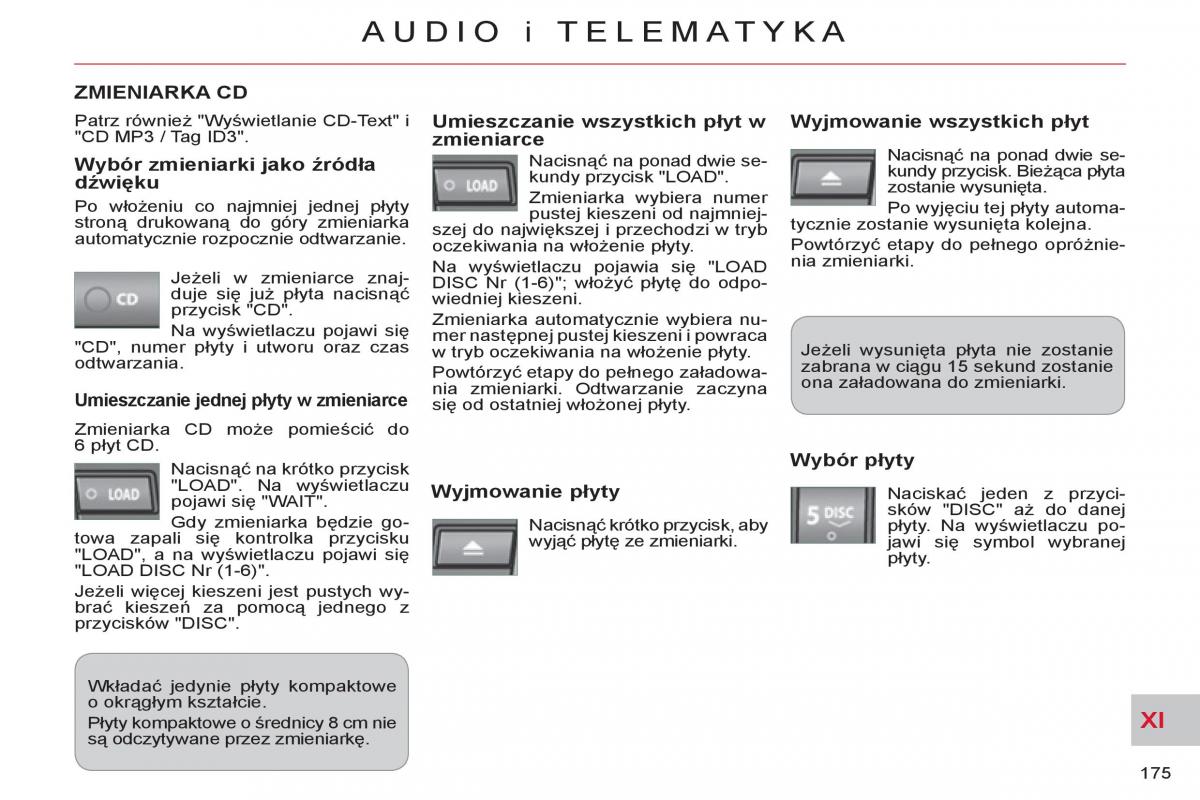 Citroen C Crosser instrukcja obslugi / page 177