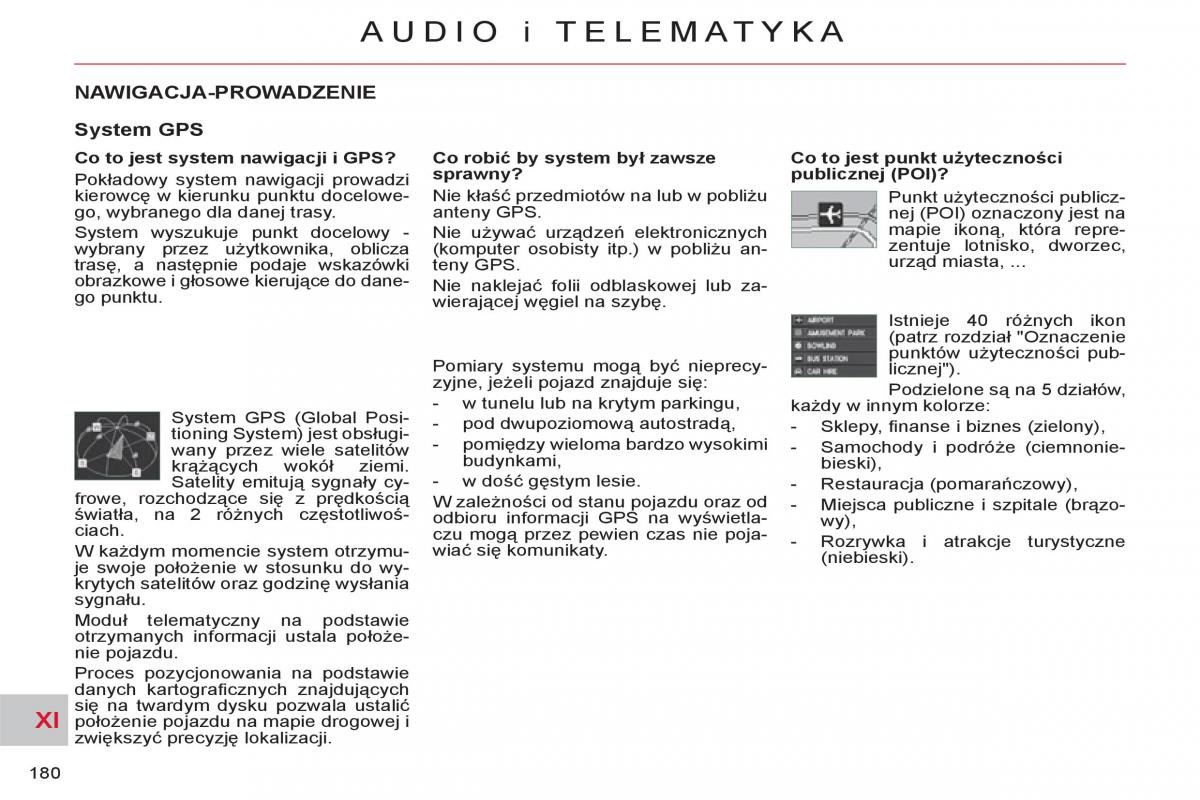 Citroen C Crosser instrukcja obslugi / page 182