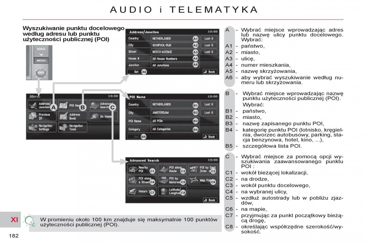 Citroen C Crosser instrukcja obslugi / page 184