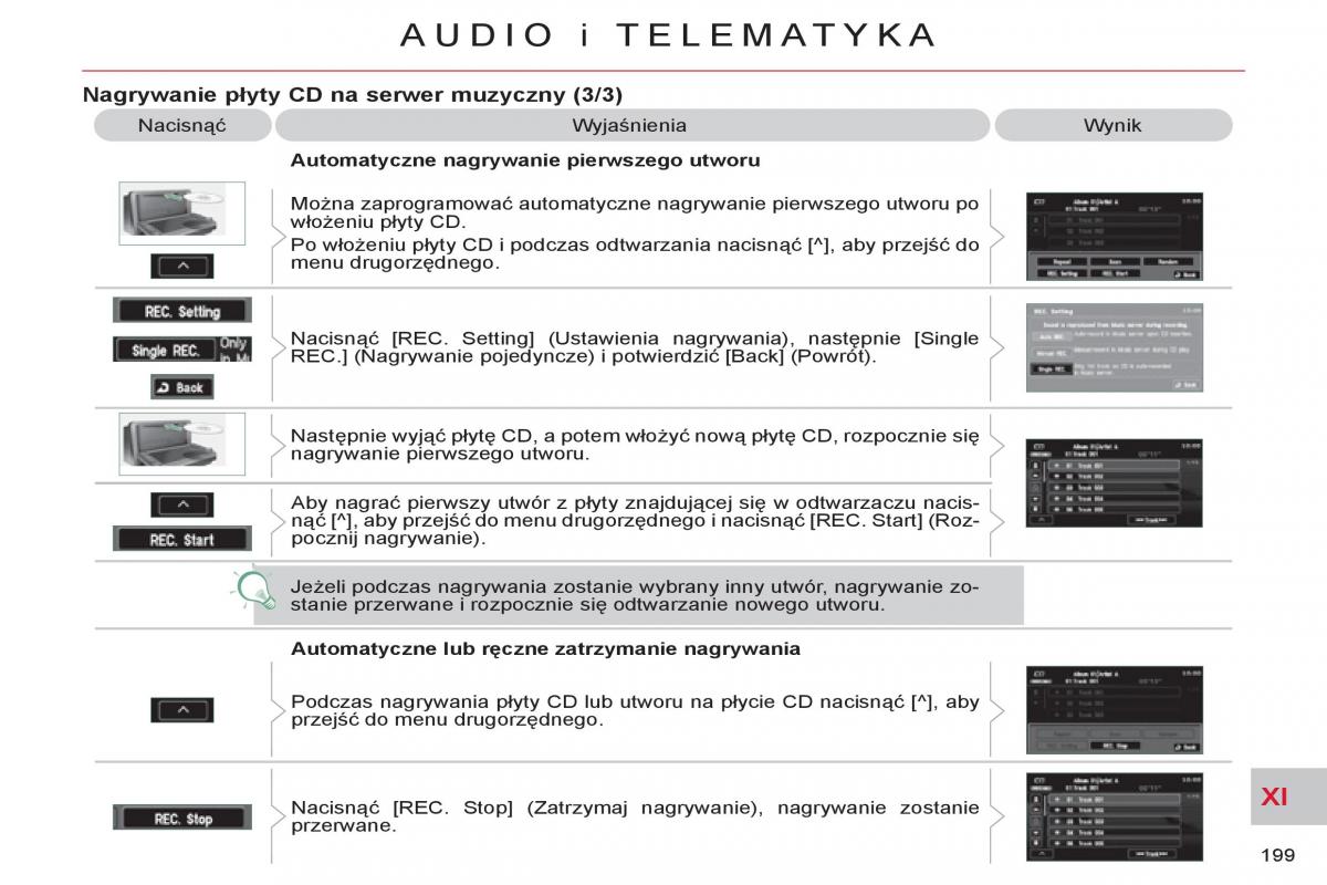 Citroen C Crosser instrukcja obslugi / page 201