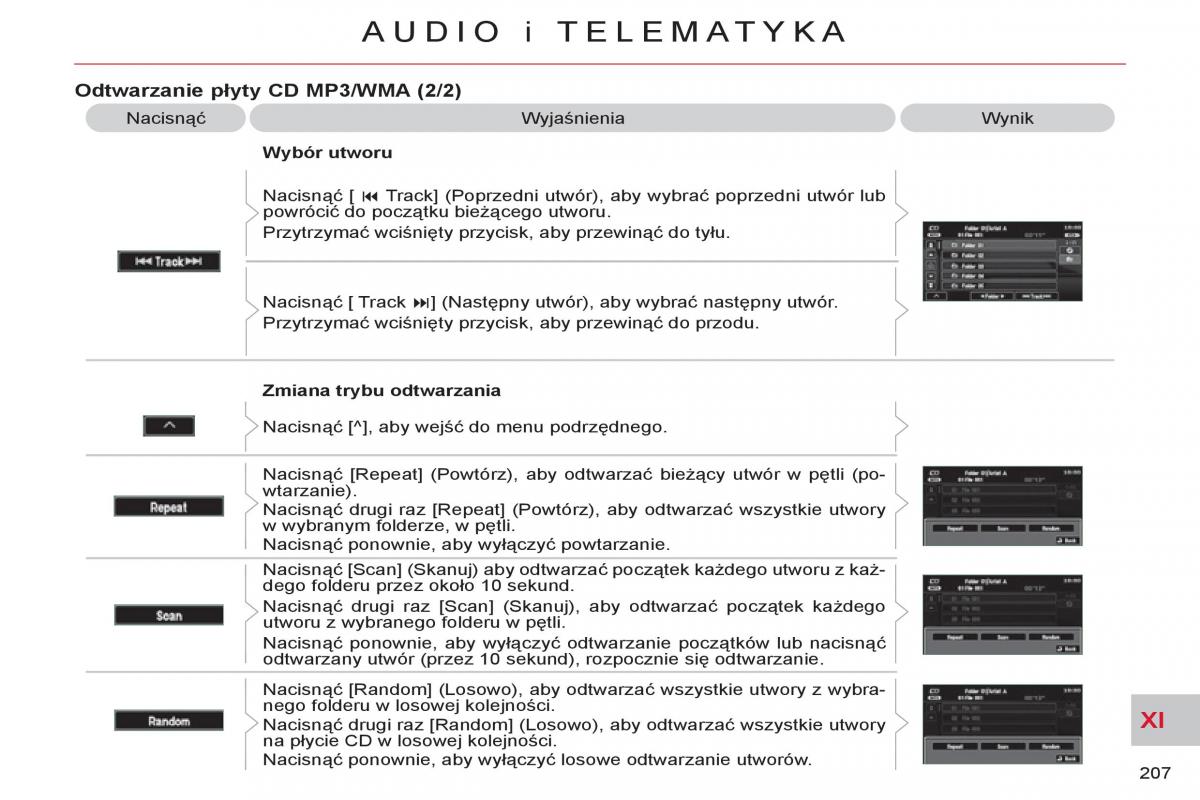 Citroen C Crosser instrukcja obslugi / page 209