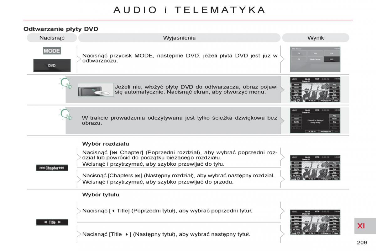 Citroen C Crosser instrukcja obslugi / page 211