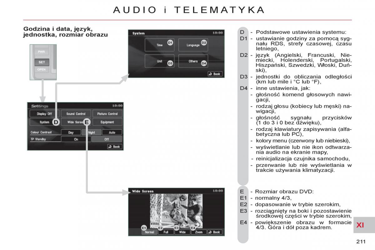 Citroen C Crosser instrukcja obslugi / page 213