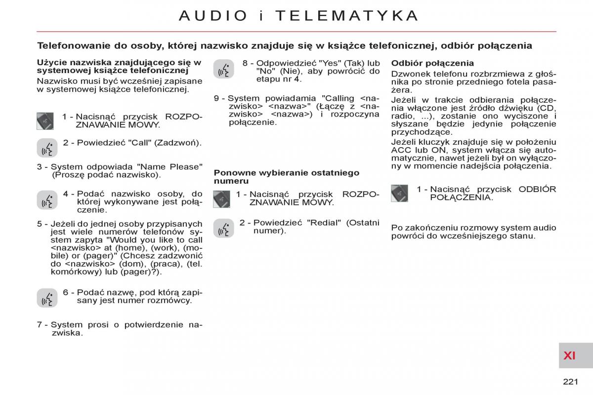 Citroen C Crosser instrukcja obslugi / page 223