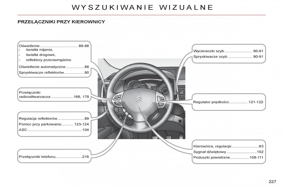 Citroen C Crosser instrukcja obslugi / page 229