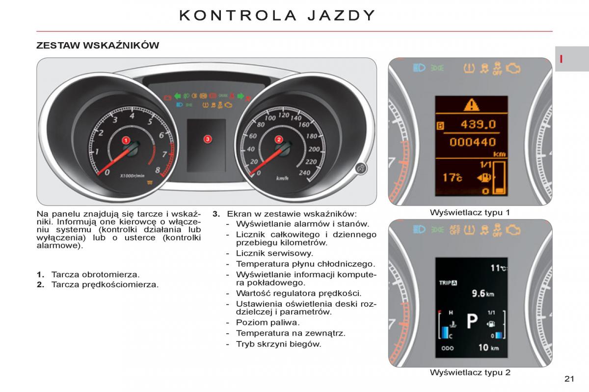 Citroen C Crosser instrukcja obslugi / page 23