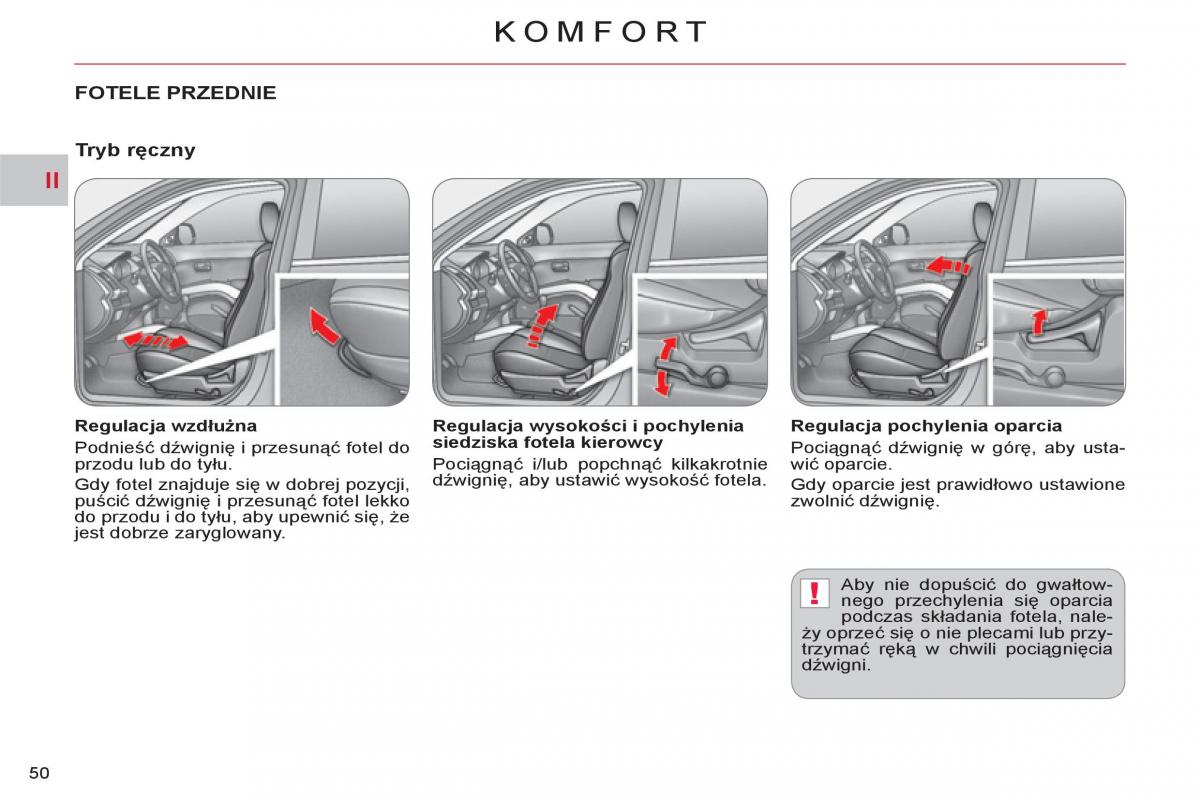 Citroen C Crosser instrukcja obslugi / page 52