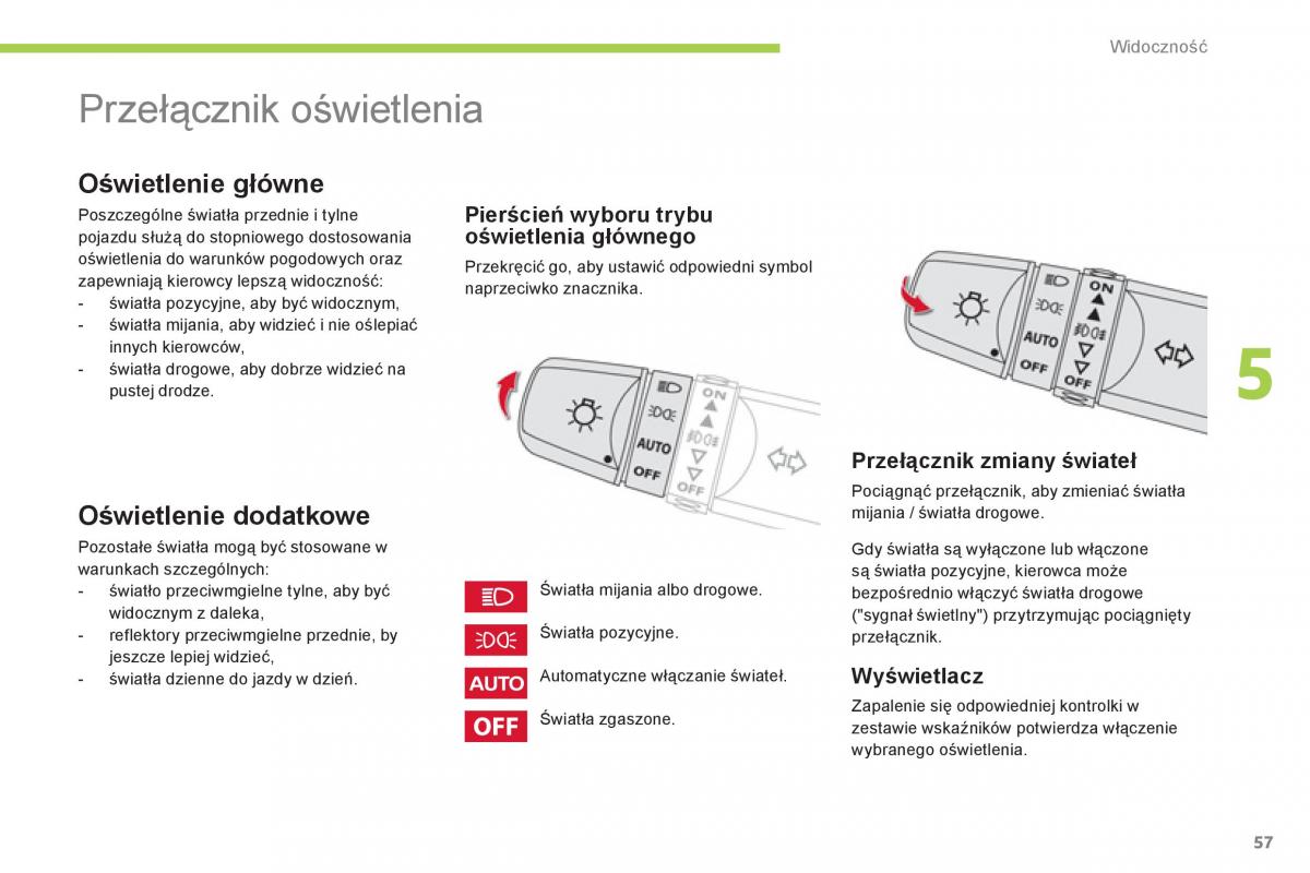 Citroen C Zero instrukcja obslugi / page 59