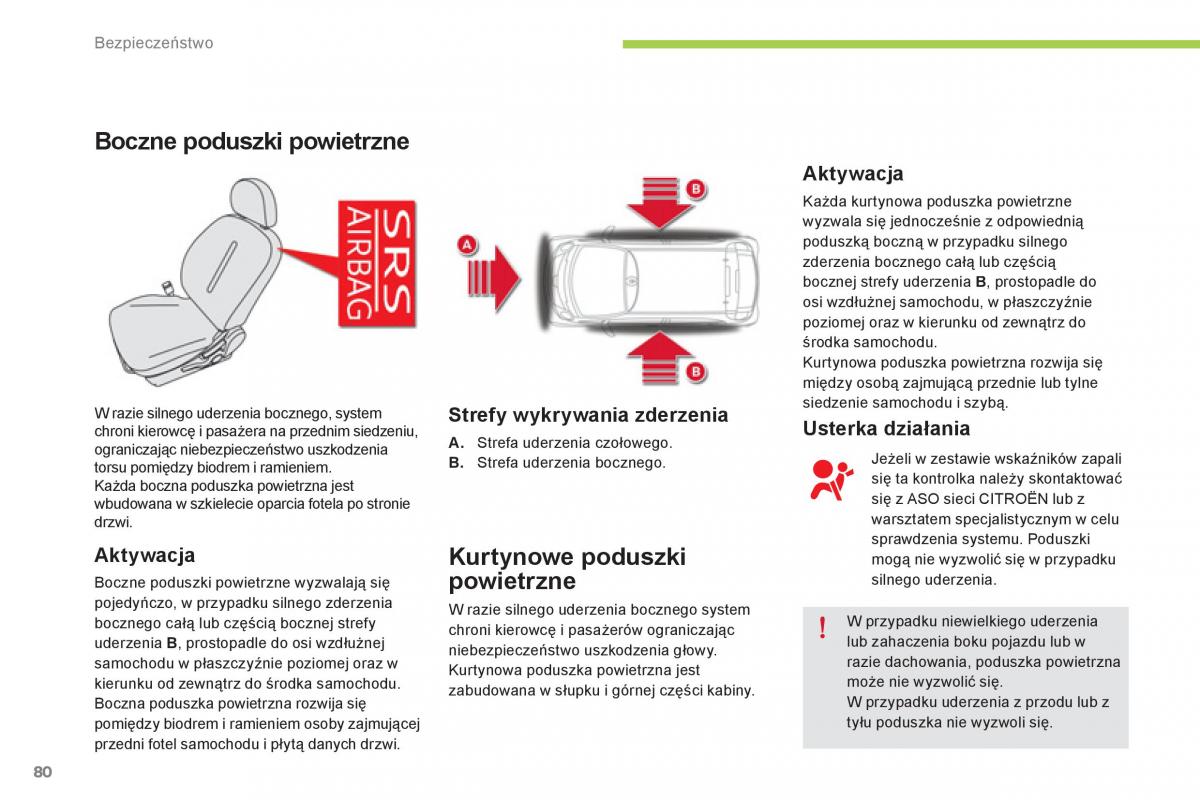 Citroen C Zero instrukcja obslugi / page 82