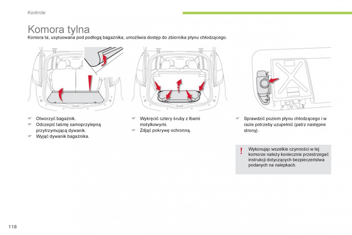 Citroen C Zero instrukcja obslugi / page 120