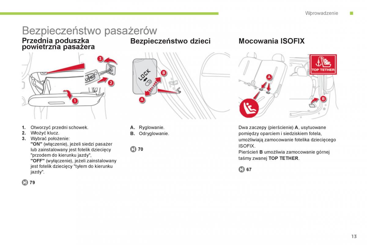 Citroen C Zero instrukcja obslugi / page 15