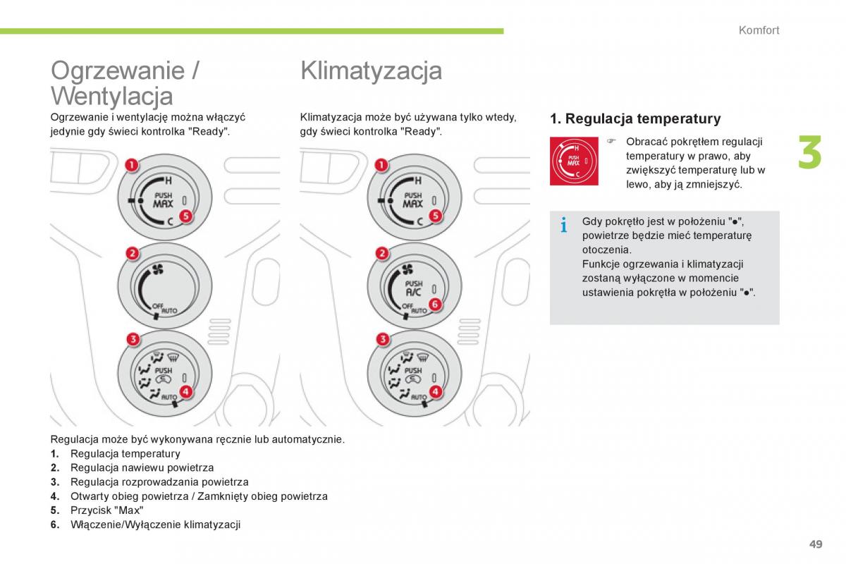 Citroen C Zero instrukcja obslugi / page 51