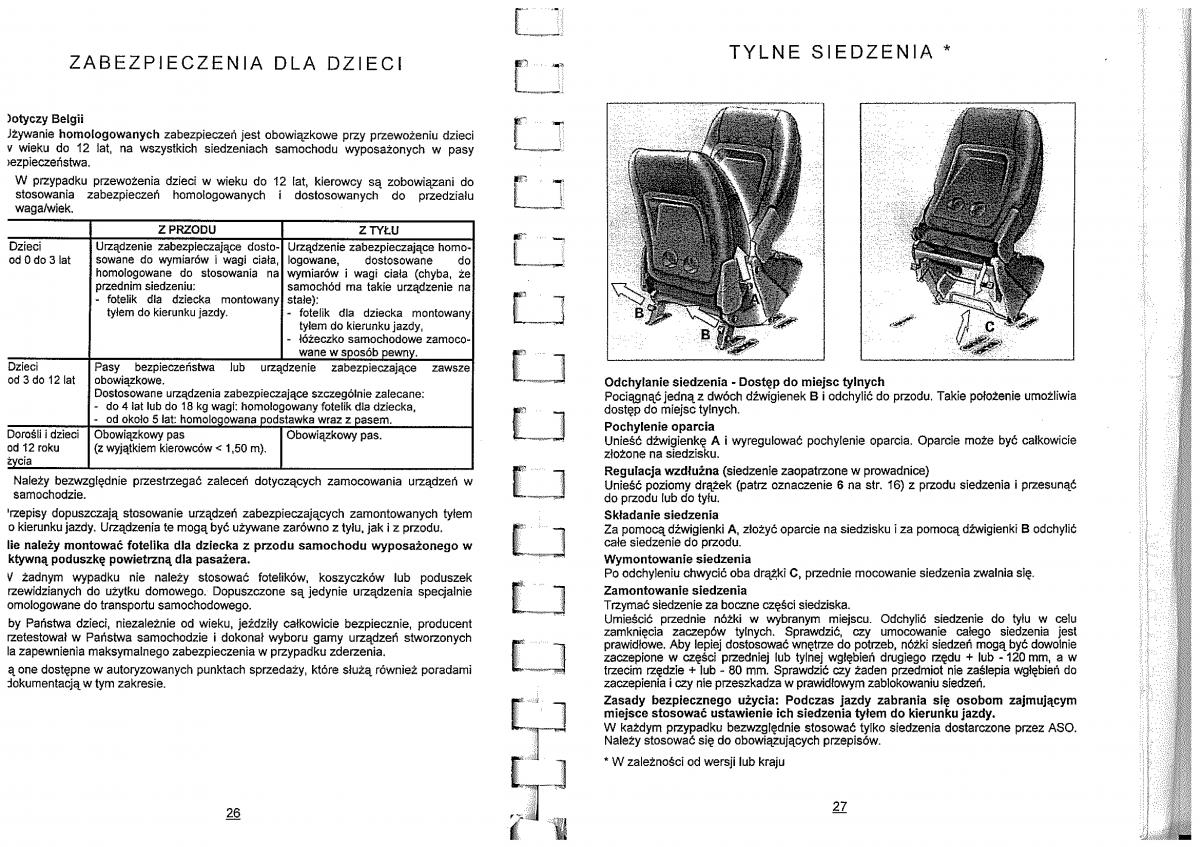 Citroen Evasion instrukcja obslugi / page 15