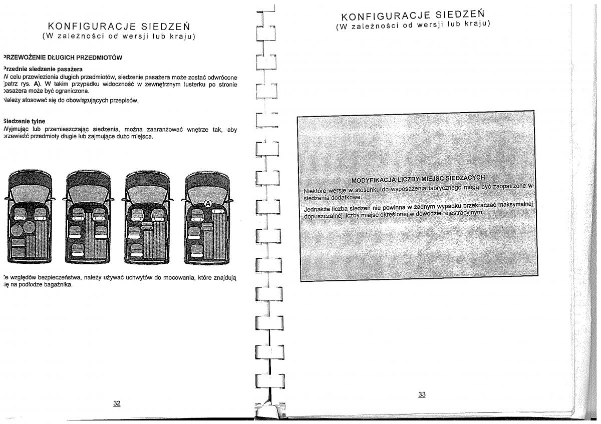 Citroen Evasion instrukcja obslugi / page 18