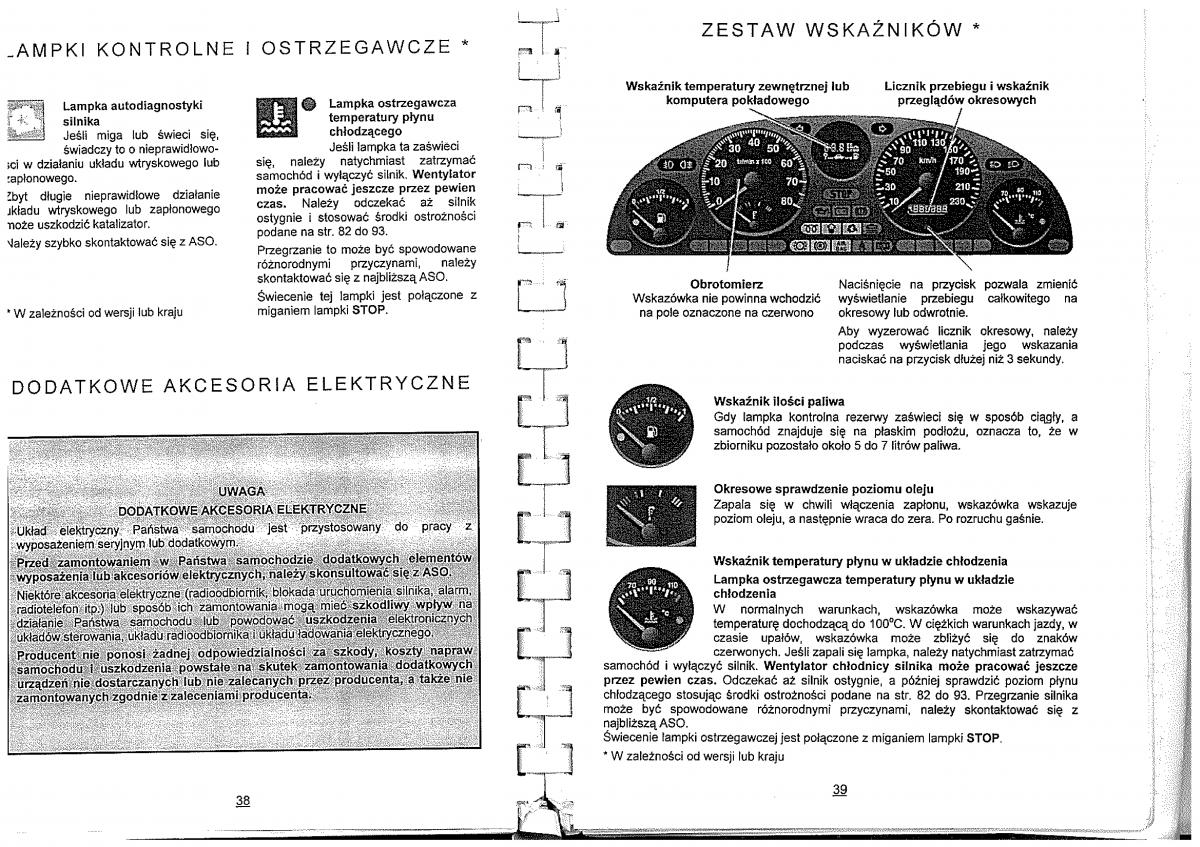 Citroen Evasion instrukcja obslugi / page 21