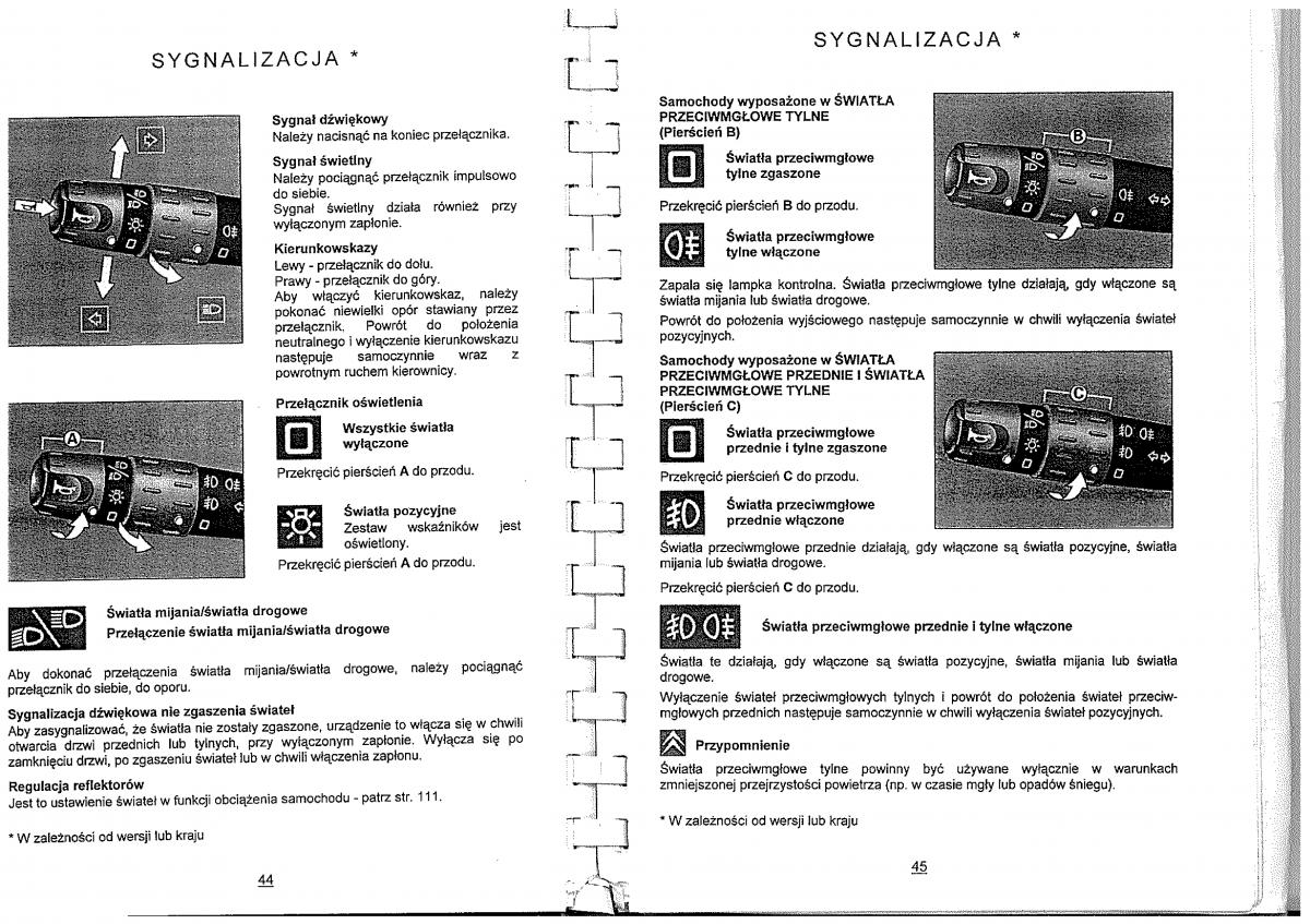 Citroen Evasion instrukcja obslugi / page 24