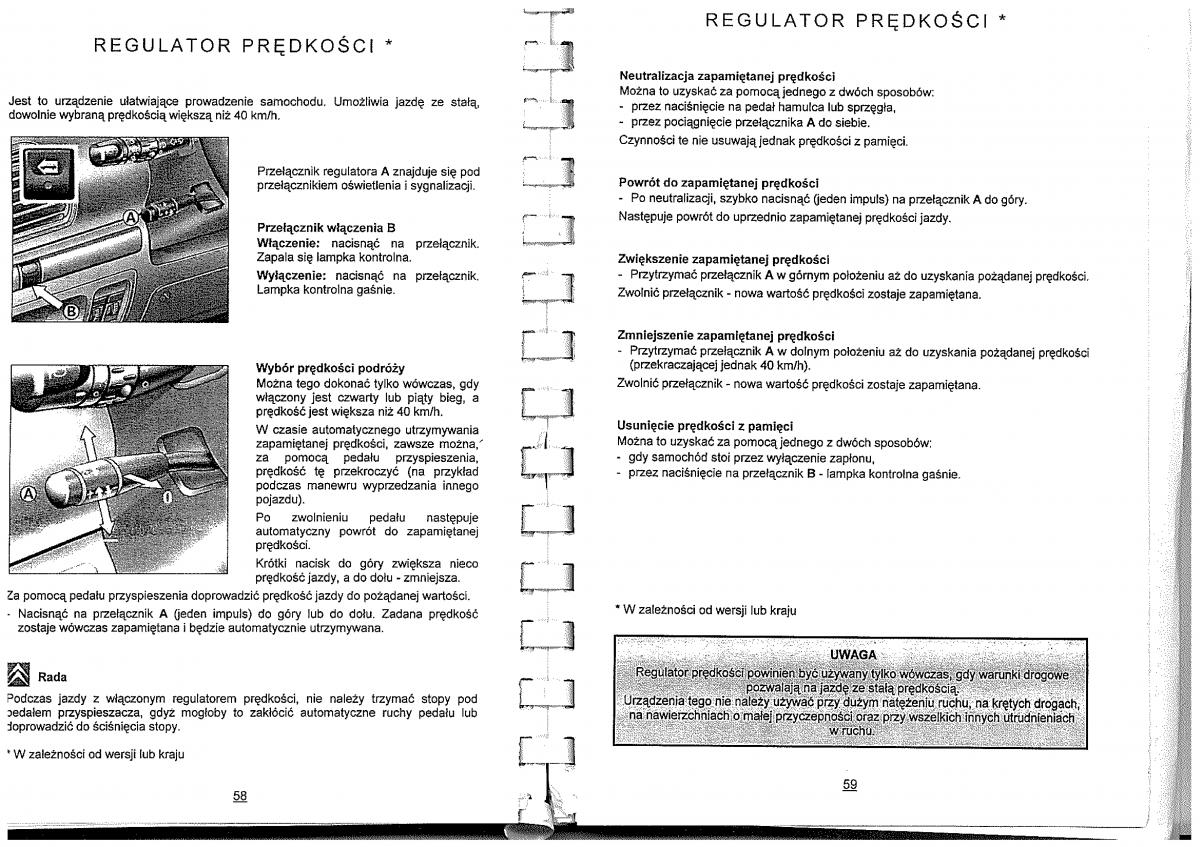 Citroen Evasion instrukcja obslugi / page 30