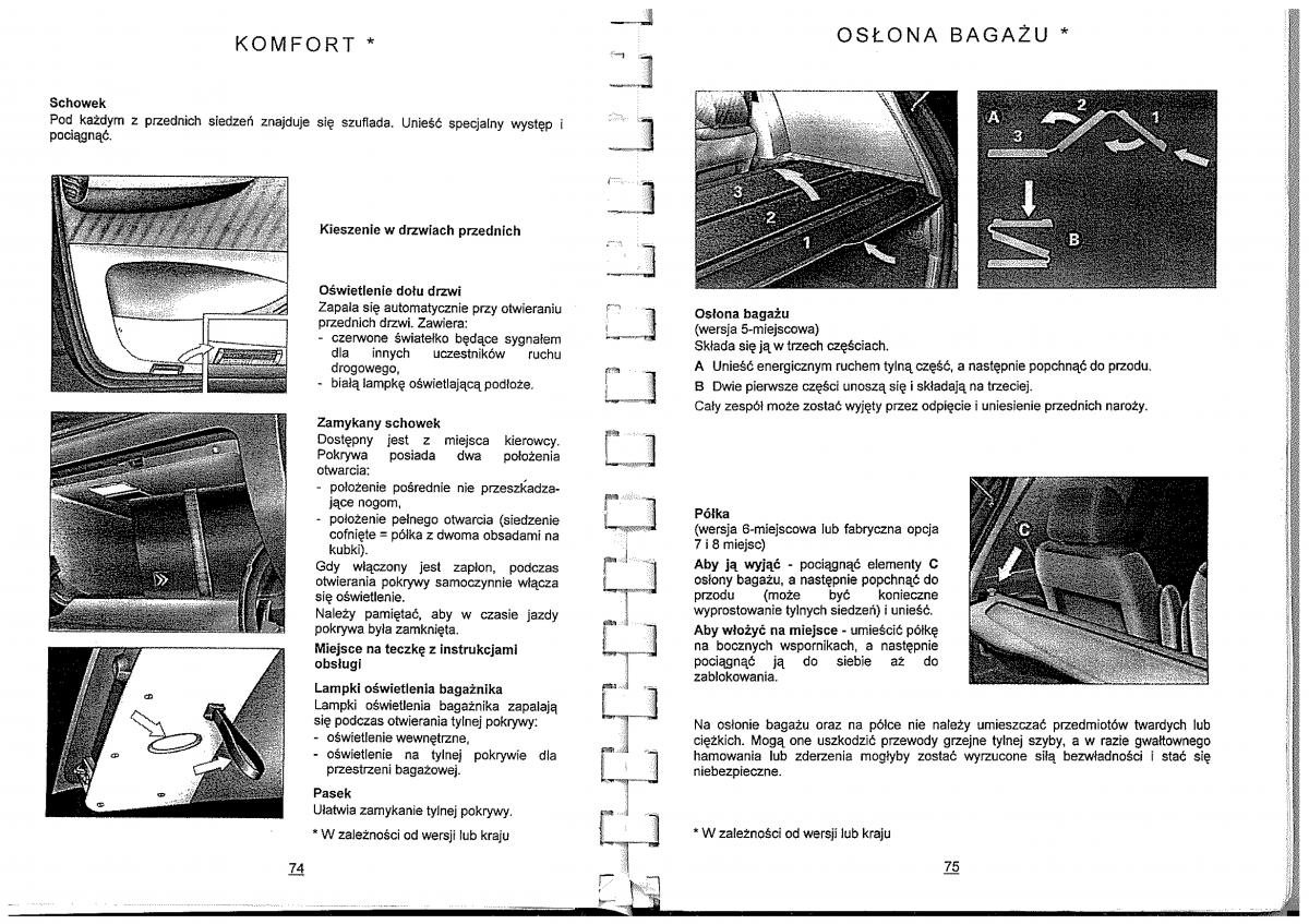 Citroen Evasion instrukcja obslugi / page 37