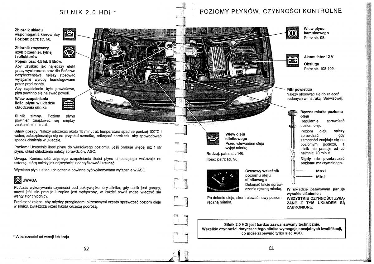 Citroen Evasion instrukcja obslugi / page 43