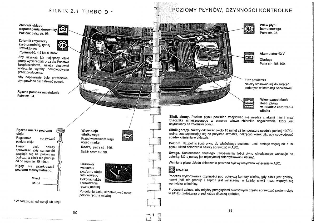 Citroen Evasion instrukcja obslugi / page 44