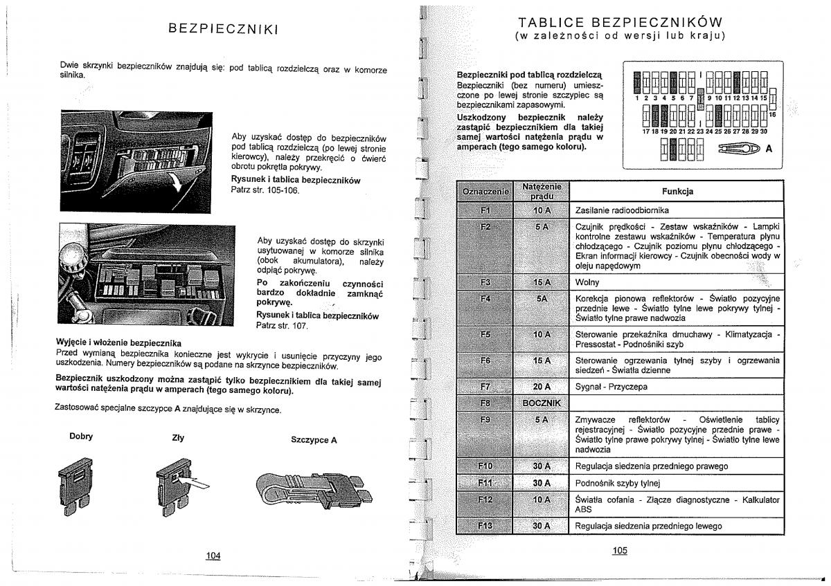 Citroen Evasion instrukcja obslugi / page 48