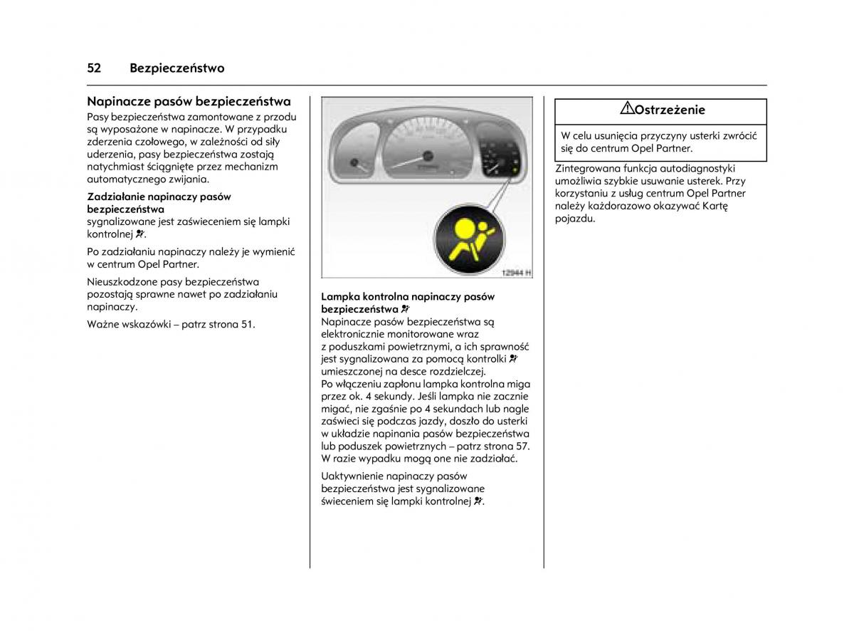 Opel Agila A instrukcja obslugi / page 56