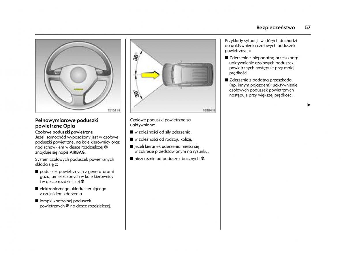 Opel Agila A instrukcja obslugi / page 61