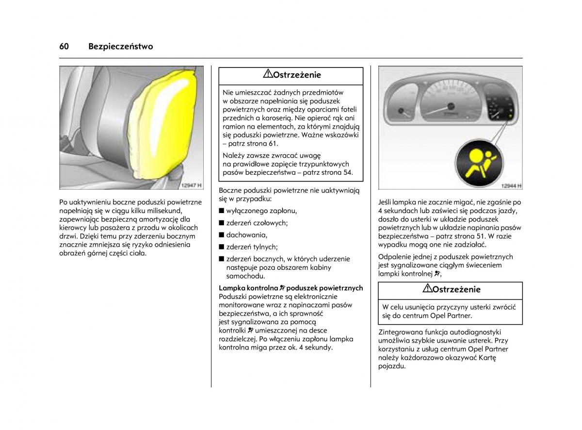 Opel Agila A instrukcja obslugi / page 64