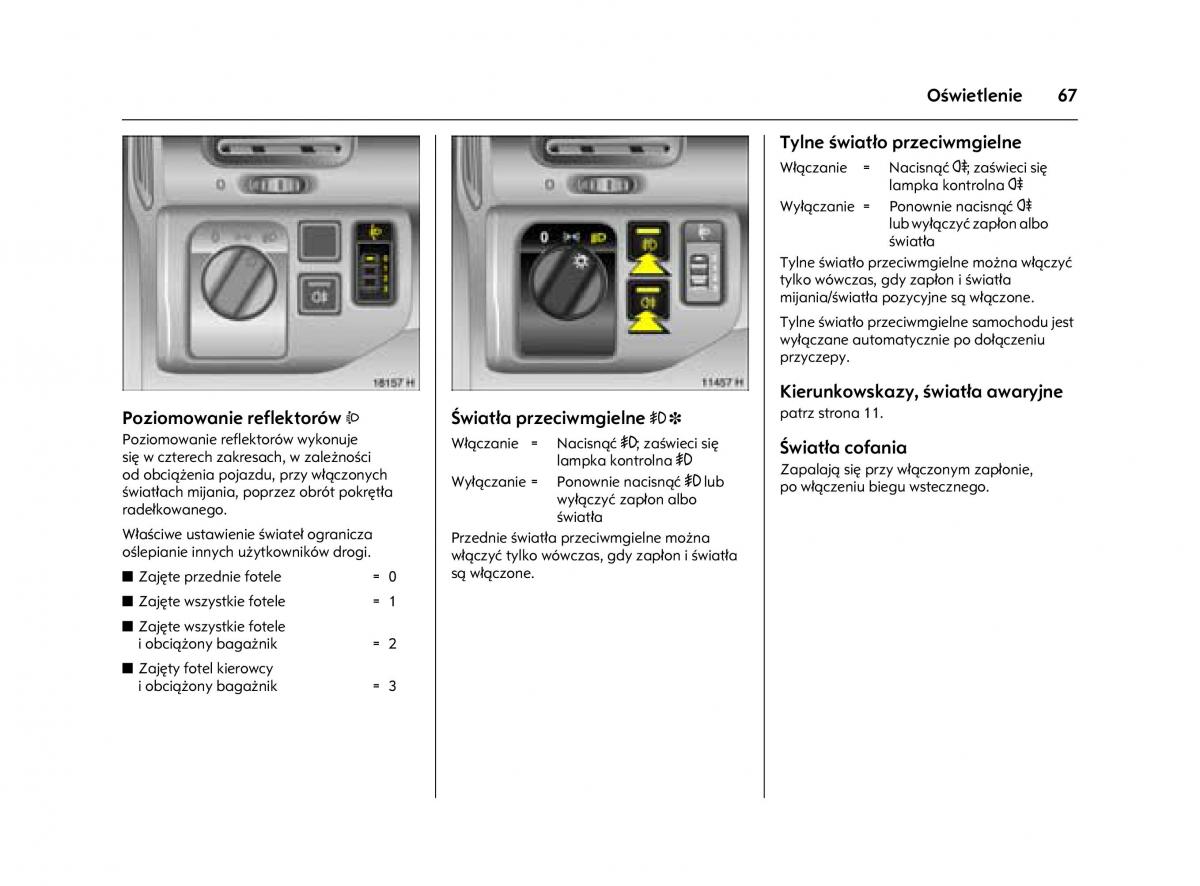 Opel Agila A instrukcja obslugi / page 71