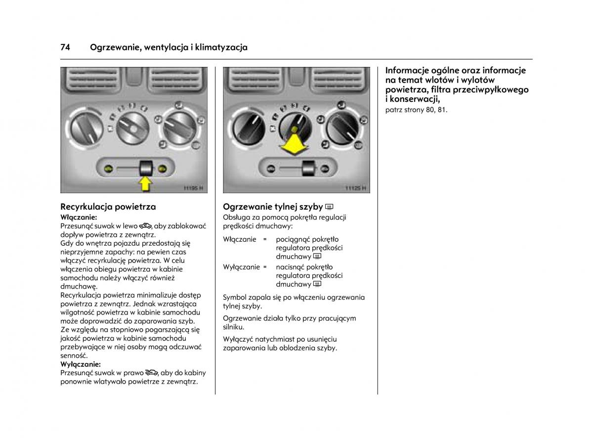 Opel Agila A instrukcja obslugi / page 78