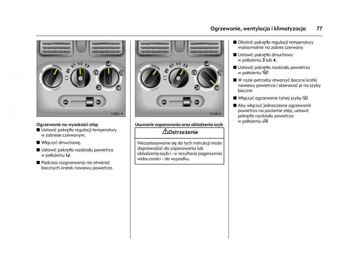 Opel Agila A instrukcja obslugi / page 81