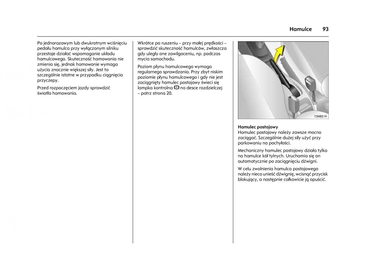 Opel Agila A instrukcja obslugi / page 97