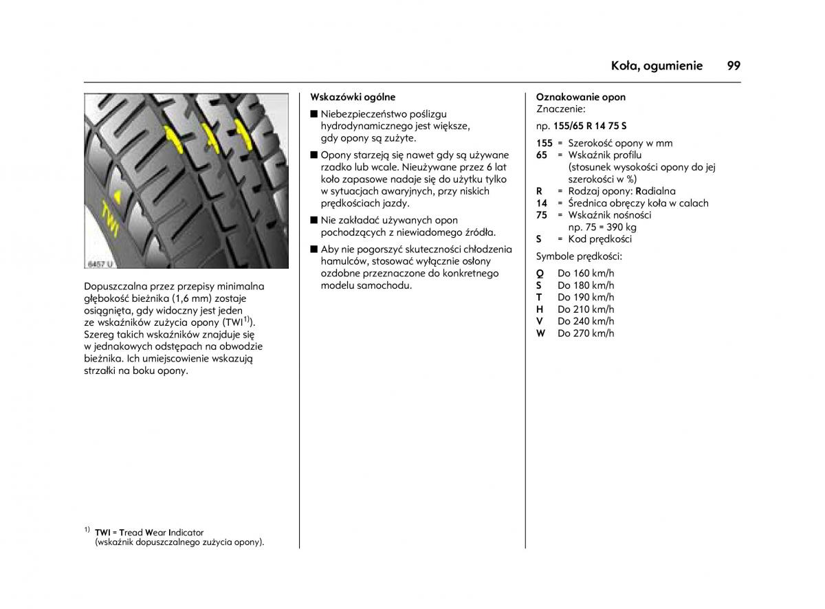 Opel Agila A instrukcja obslugi / page 103