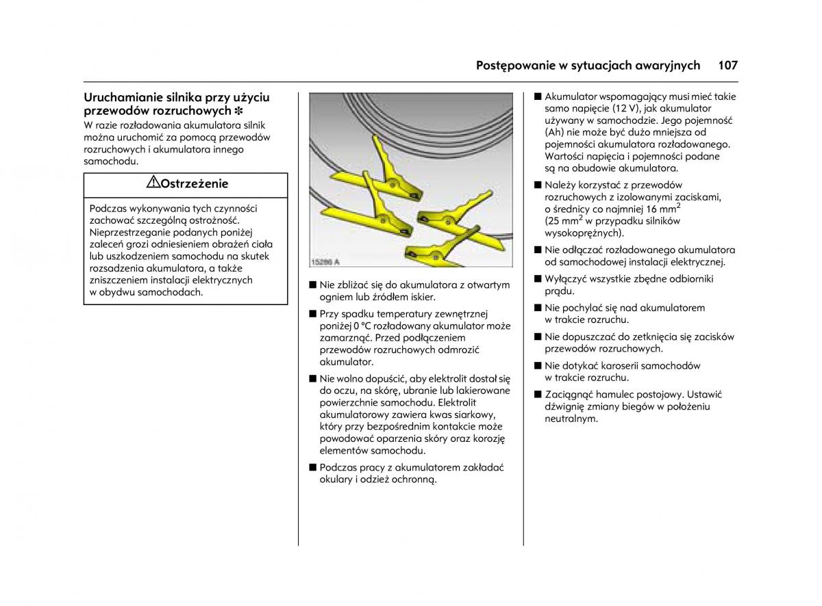 Opel Agila A instrukcja obslugi / page 111