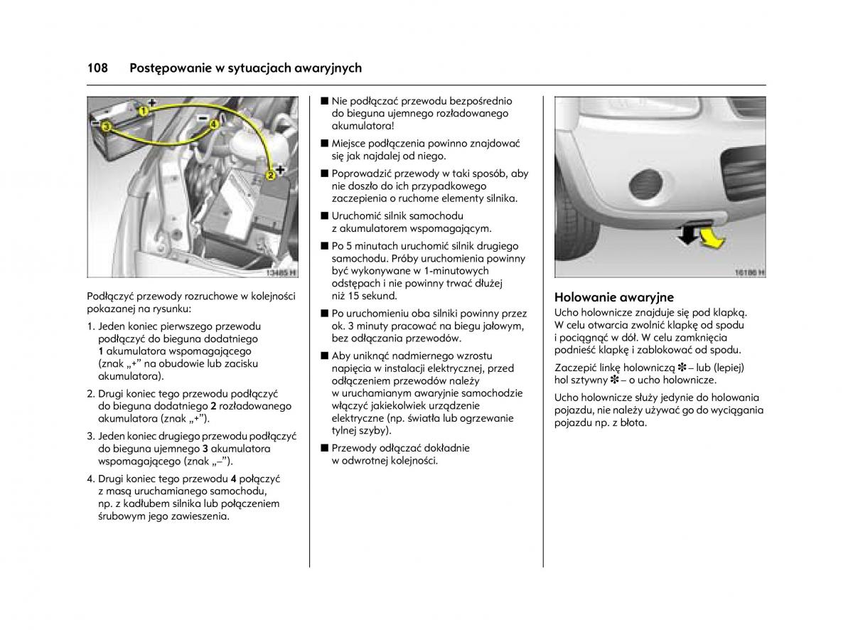 Opel Agila A instrukcja obslugi / page 112