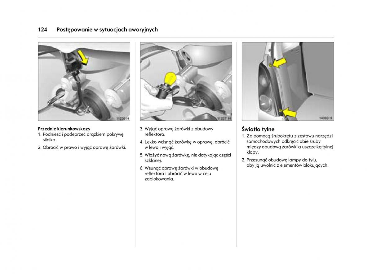 Opel Agila A instrukcja obslugi / page 128