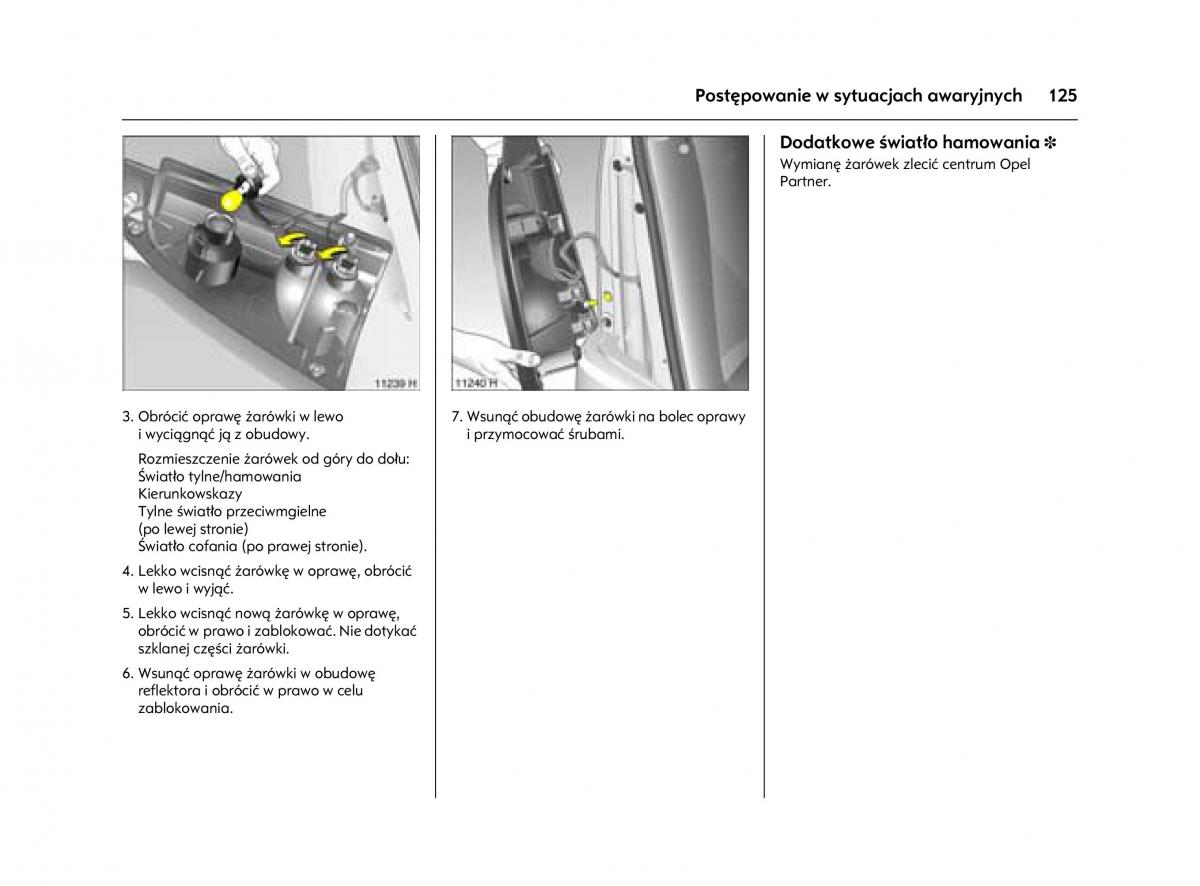 Opel Agila A instrukcja obslugi / page 129