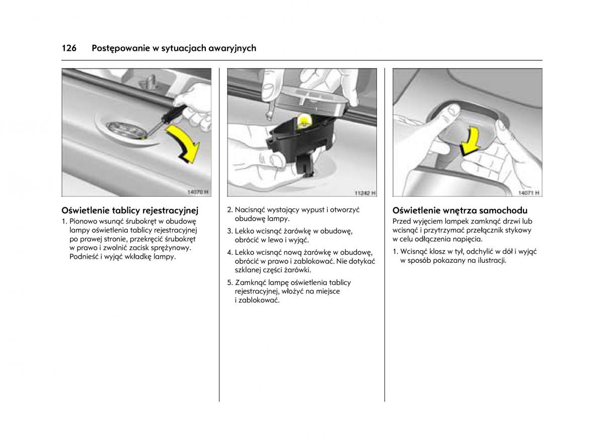 Opel Agila A instrukcja obslugi / page 130