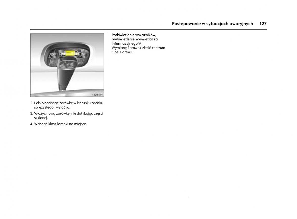 Opel Agila A instrukcja obslugi / page 131